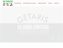Tablet Screenshot of fisiogetaris.com